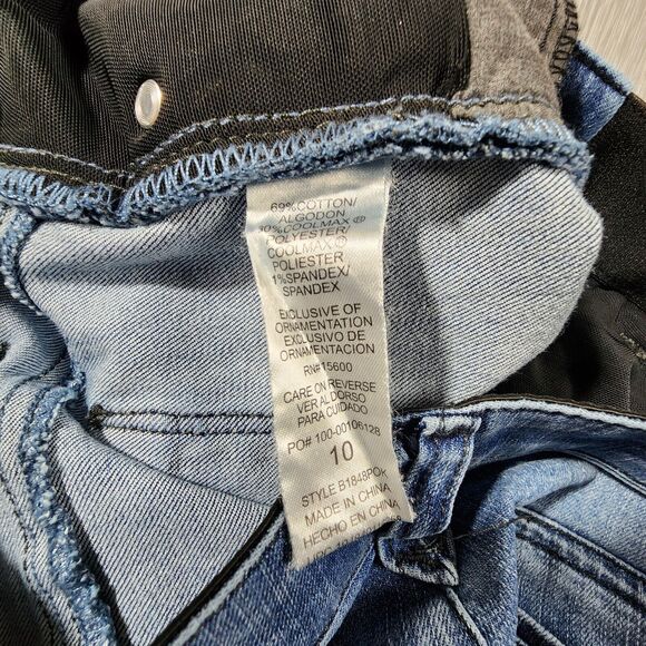 Democracy Jeans Womens 10 Blue Straight Ab Solution Stretch Medium Denim - Picture 5 of 12